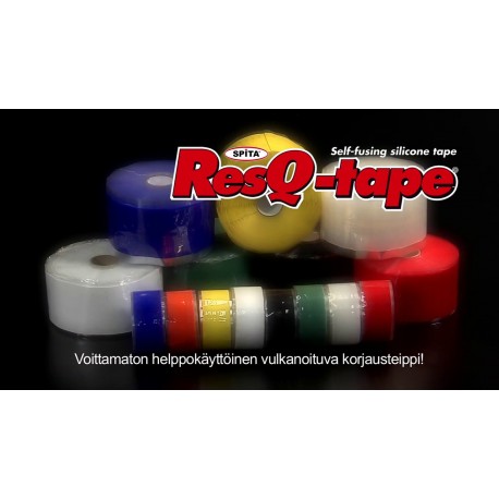 Vulkanoituva 100% silikoniteippi ResQ-tape 25,4mm